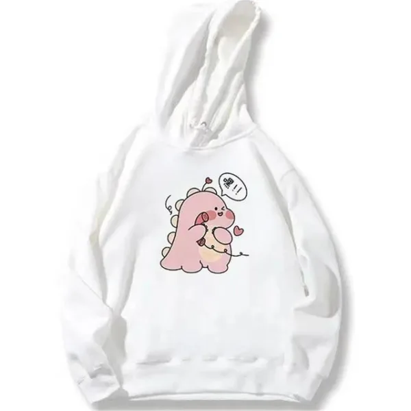 Cute Dinosaur Hoodies For Couples - Image 8