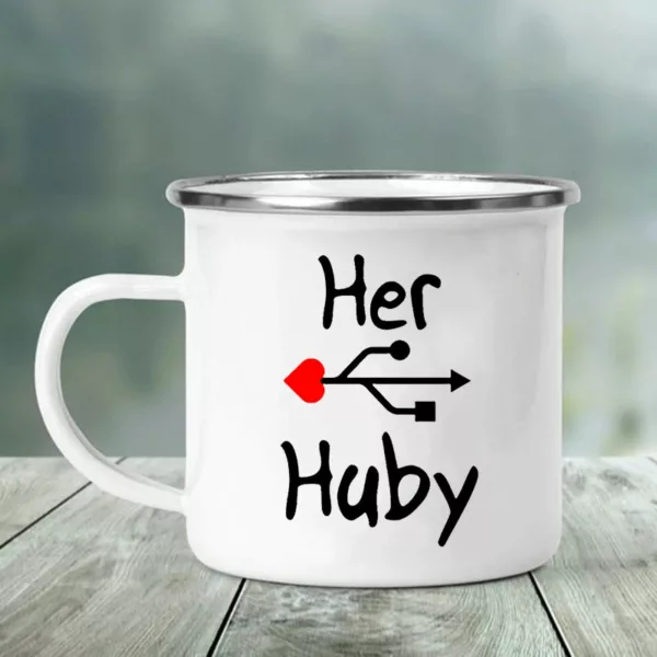 Her Huby His Wifiy Mug - Image 3