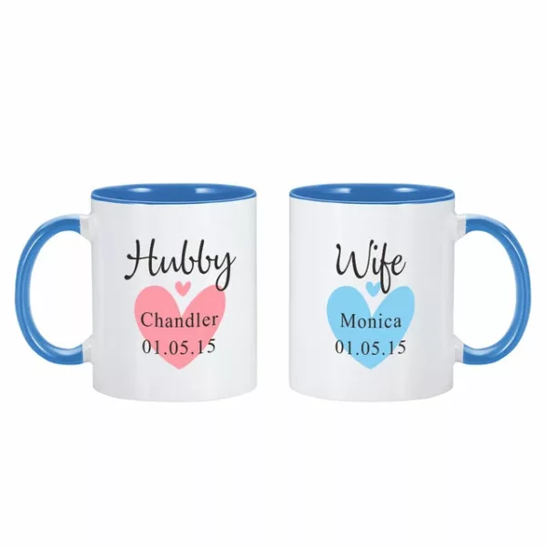 Hubby and Wife Mugs - Image 9