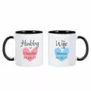 Hubby and Wife Mugs