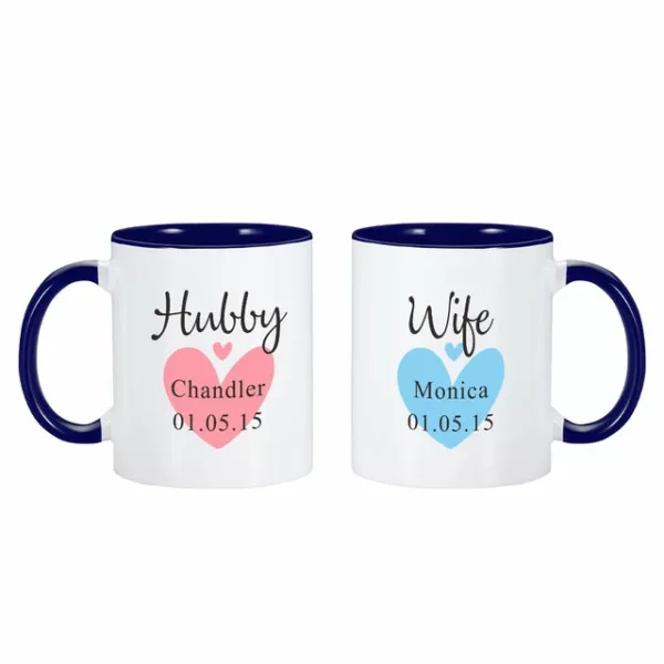 Hubby and Wife Mugs - Image 10