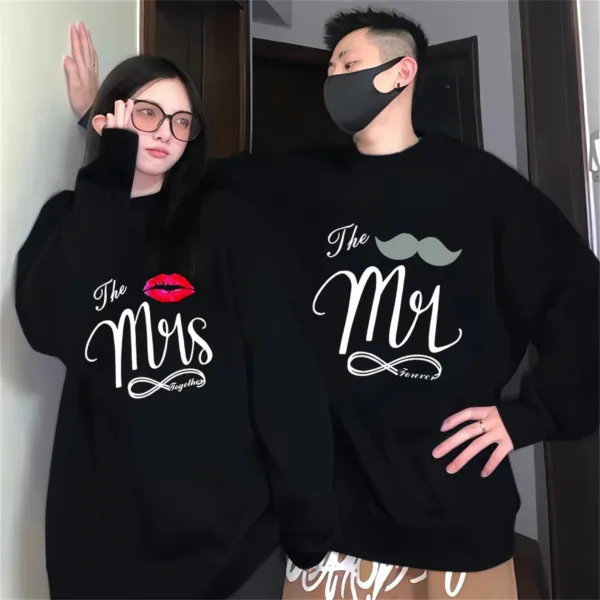 Mr and Mrs Couple Sweatshirts - Image 2