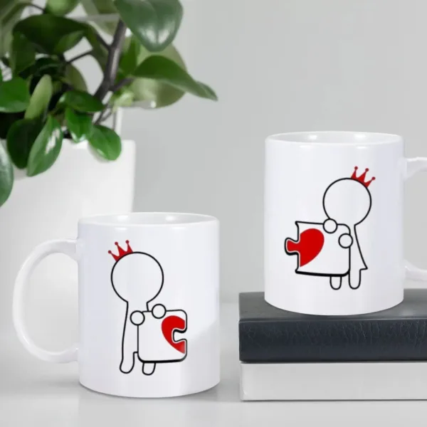 Puzzle Mugs for Couples - Image 2