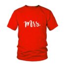 Wedding Mr and mrs couple t shirt