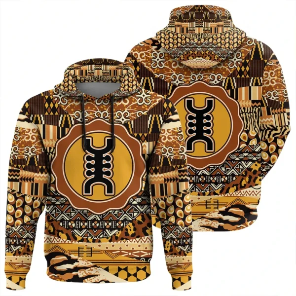 Africa  Hoodie - Osiadan Nyame Hoodie Leo Style9