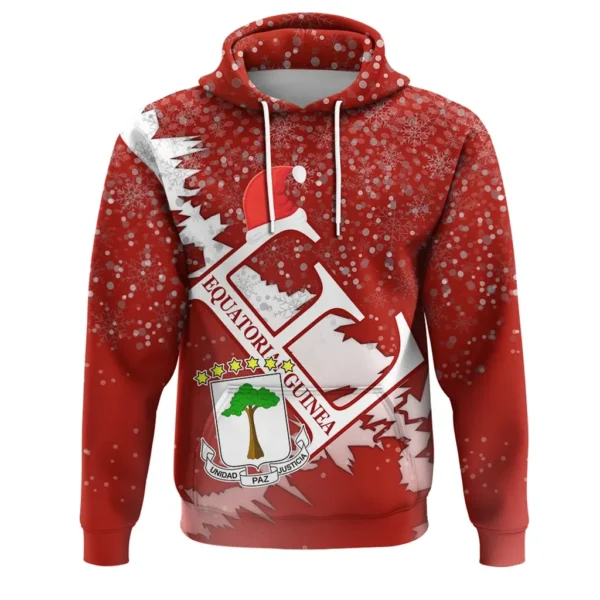 Africa  Hoodie - Equatorial Guinea Hoodie Christmas - X Style9