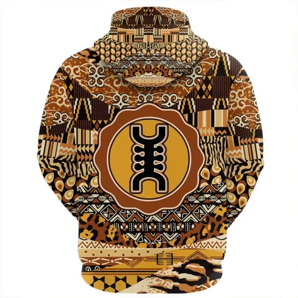 Africa  Hoodie - Osiadan Nyame Hoodie Leo Style9 - Image 3