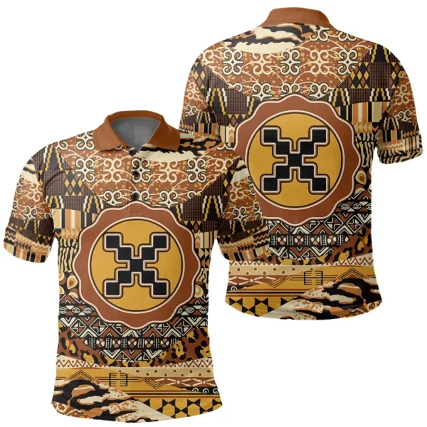 Africa  Shirt - Mpuannkron Polo Shirt Leo Style9