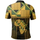 Africa  Shirt - Africa Map Kente Apremoo Polo Shirt