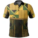 Africa  Shirt - Africa Map Kente Apremoo Polo Shirt