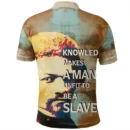 Africa  Polo Shirt - Frederick Douglass Quote Paint Mix Polo Shirt