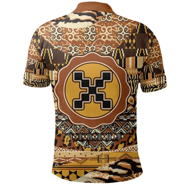 Africa  Shirt - Mpuannkron Polo Shirt Leo Style9 - Image 3