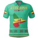 Africa  Shirt - Ethiopia Christmas Polo Shirt - Eagle Style JB