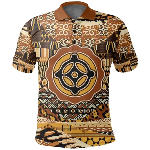 Africa  Shirt - No No Yo Polo Shirt Leo Style9 - Image 2