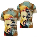 Africa  Polo Shirt - Frederick Douglass Quote Paint Mix Polo Shirt