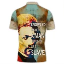 Africa  Polo Shirt - Frederick Douglass Quote Paint Mix Polo Shirt