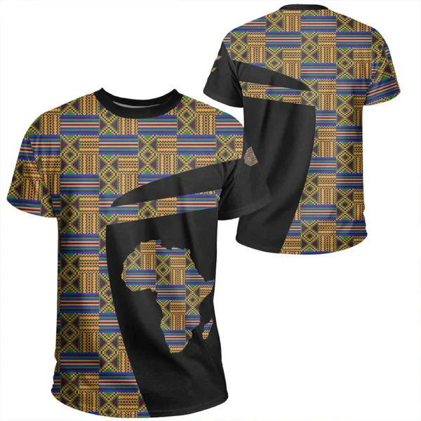 T-Shirt - Kente Cloth - Adofowaa awaamu Tee - Sport Style