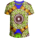 T-Shirt - Ankara Vibrant Circle T-Shirt9