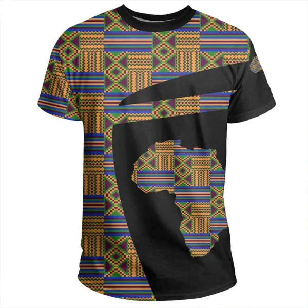 T-Shirt - Kente Cloth - Adofowaa awaamu Tee - Sport Style - Image 2