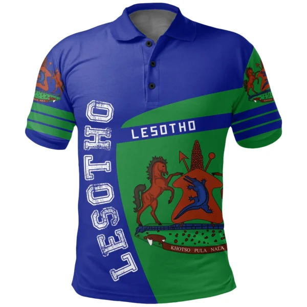 Africa  Polo Shirt - Lesotho Polo Shirt Sport Premium - Image 2