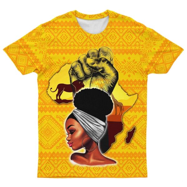 African Power Woman T-shirt