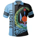 Africa  Shirt - Djibouti Quarter Style Polo Shirt