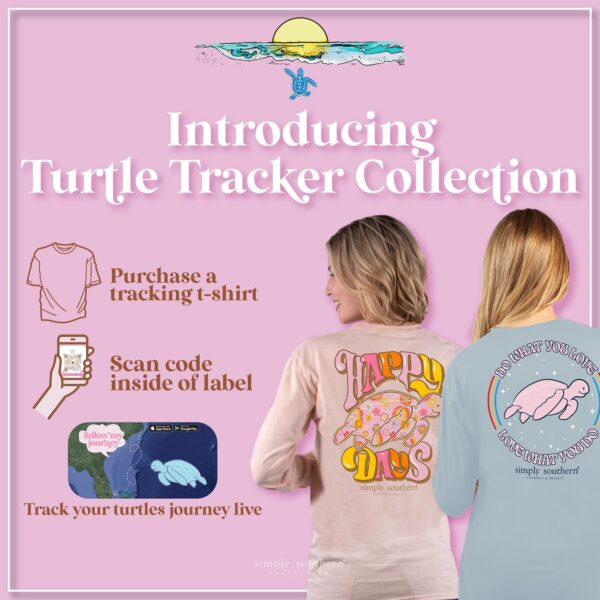 Simply Southern Turtle Tracker Nutcracker Holiday Long Sleeve T-Shirt - Image 4